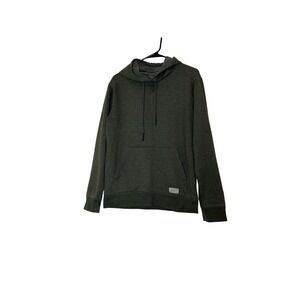 Eddie‎ Bauer Mens Small Gray Heathered Pullover Hoodie Pocket Sweatshirt